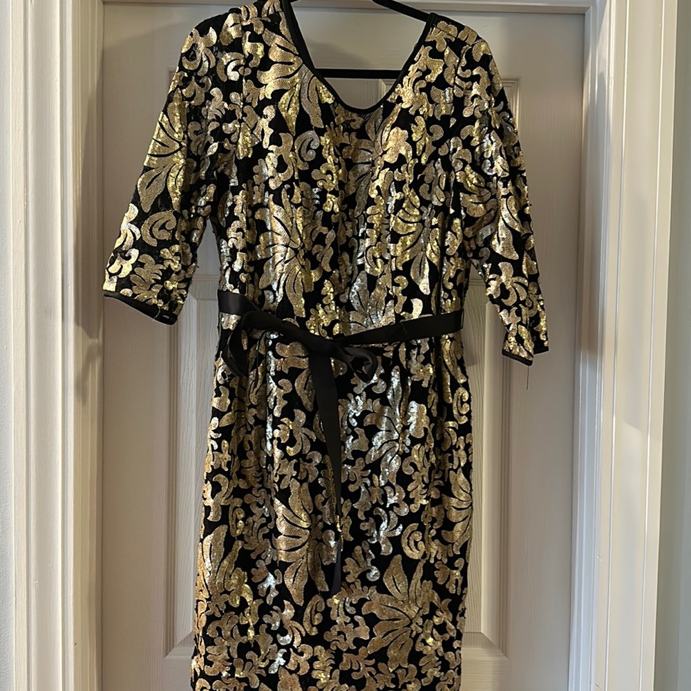 Alex Evenings sequin formal short dress